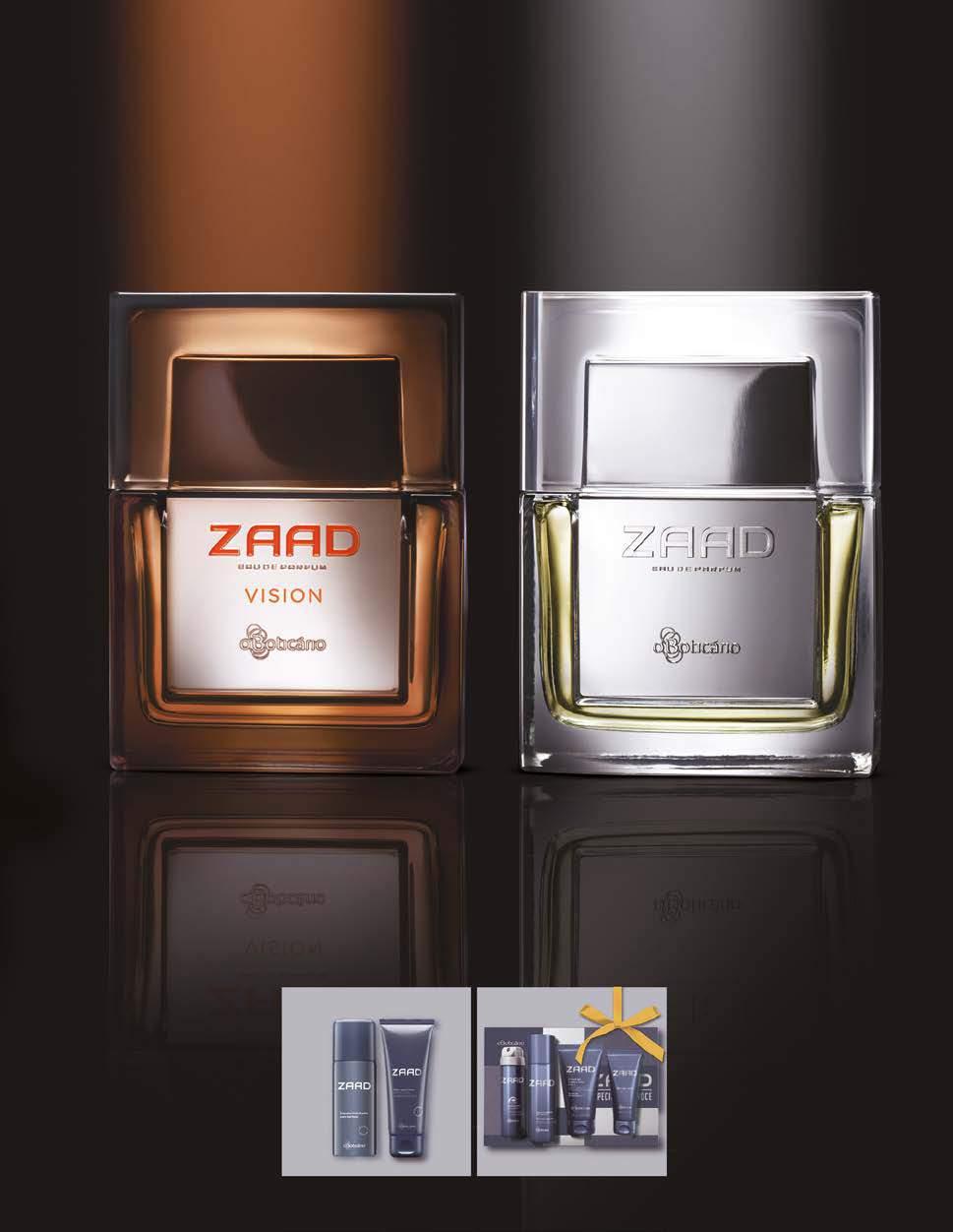 ZAAD VISION EAU DE PARFUM, 95 ml Zaad Vision, uma fragrância para homens autênticos, com uma combinação única e inovadora de couro