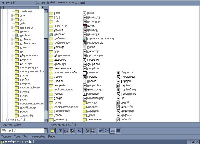 Trabalhar com o Windows 95 o programa que utilizou para os criar.