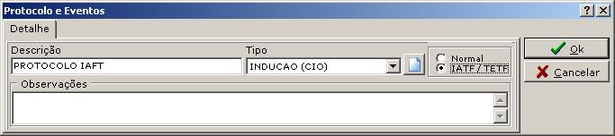 2.2 Situação 2: foi lançado um cio natural. Neste caso, irá aparecer no relatório, na coluna TC a palavra NAT indicando que o cio foi natural.