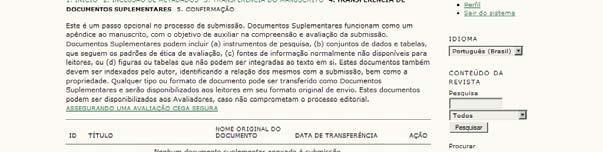 Após a transferência do documento,o mesmo é renomeado pelo sistema, que também registra o nome