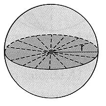 O. A superfície gerada pela rotação de uma semicircunferência em torno de um eixo que contém o diâmetro é uma