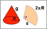 No caso acima, a seção meridiana é a região triangular limitada pelo triângulo isósceles VAB.. Em um cone circular reto, todas as geratrizes são congruentes entre si.