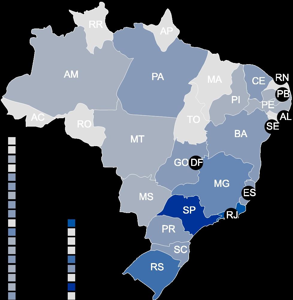 DISTRIBUIÇÃO GEOGRÁFICA