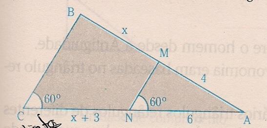 Um segundo triângulo semelhante a esse tem 70 cm de perímetro. Determine seus lado. 40) O perímetro de um triângulo é 60 m e um dos lados tem 25 m.