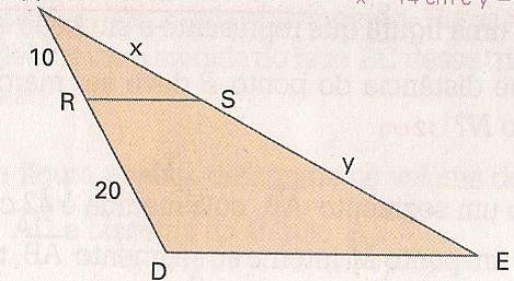 10) Num triângulo ABC, o lado AB mede 24 cm.
