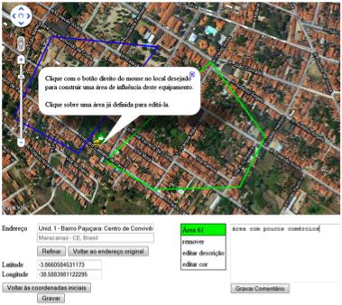 Territorialização de equipamentos Essa ferramenta terá seu potencial efecvamente aproveitado se for uclizada pelos