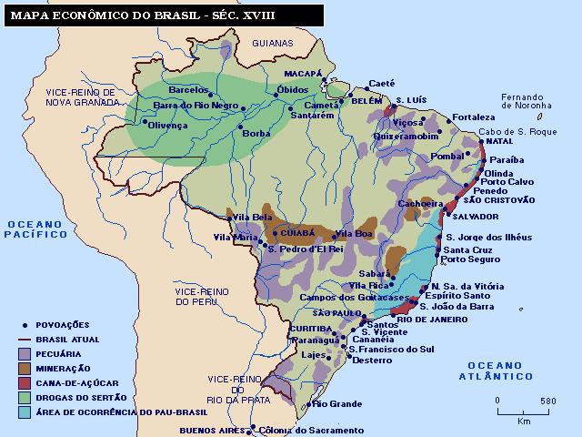 4. leia as frases a seguir e faça o que se pede: I. Em 1750, Portugal e Espanha assinaram o tratado de Madri, acertando as fronteiras entre as terras portuguesas e espanholas na América do Sul. II.