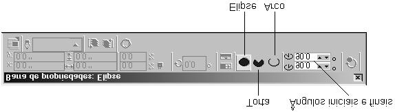 Elipse CorelDRAW 10 A ferramenta Elipse permite que sejam feitas formas ovais, se você fizer esta elipse com a tecla <CTRL> pressionada, o Corel manterá o mesma altura e largura para o objeto,