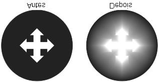 Faça um círculo com diâmetro 165 e preenchimento na cor preta. 2.