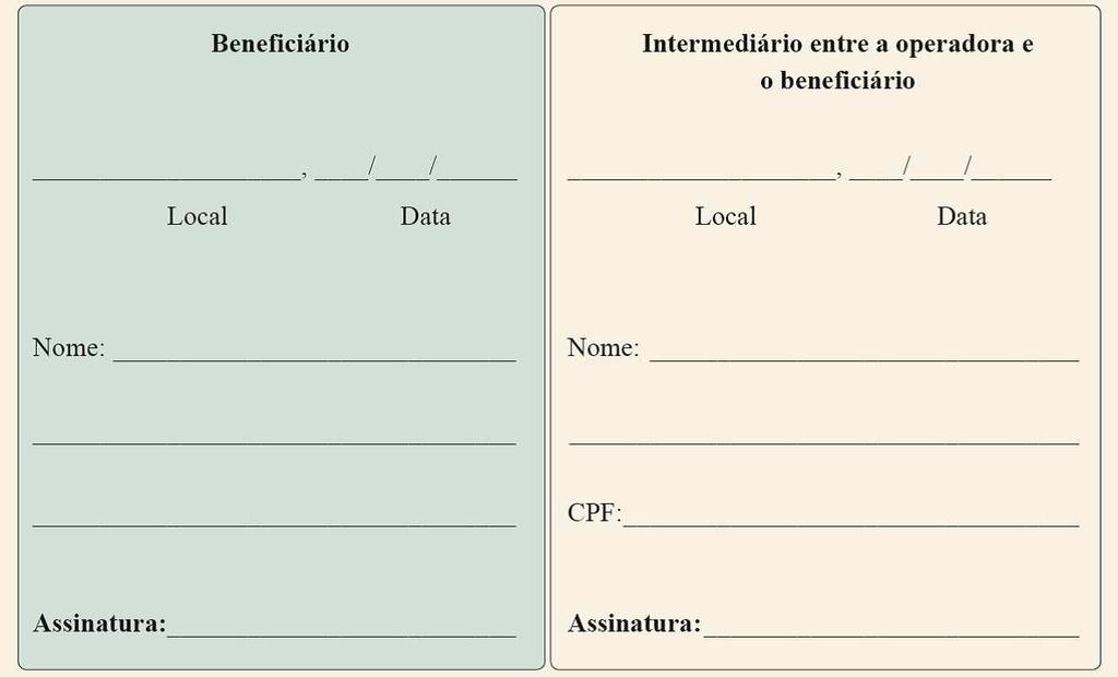 CARTA DE ORIENTAÇÃO AO BENEFICIÁRIO AO NÃO DECLARAR AS DOENÇAS E/OU LESÕES QUE O BENEFICIÁRIO SAIBA SER PORTADOR NO MOMENTO DA CONTRATAÇÃO: A operadora poderá suspeitar de omissão de informação e,