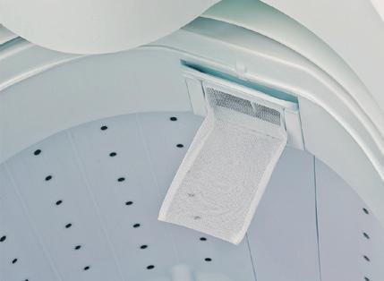 Modelo PopMatic 8kg 1. A lavadora possui um sistema de segurança que durante o processo de centrifugação trava a tampa e ela não poderá ser aberta. 2.