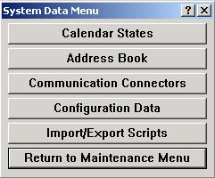 3.10.1 Dados do Sistema Neste item vamos apenas ver os menus de