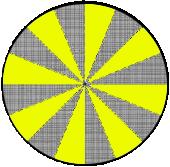 Usa o compasso e desenha um círculo.