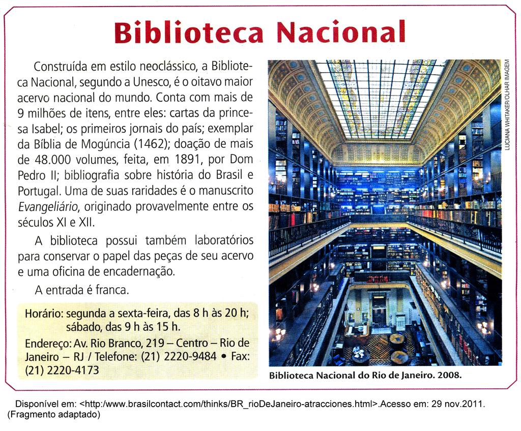 .8. TEXTO VI Mostre o que entendeu do Texto VI, fazendo a questão a seguir.