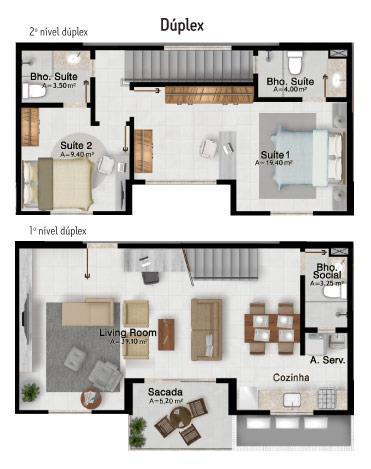 3.3.2 Vedações Horizontais Avaliadas Visando identificar os parâmetros de isolamento acústico aos ruídos aéreos e de impacto previstos na NBR 15575 (ABNT, 2013), foram realizados dois ensaios