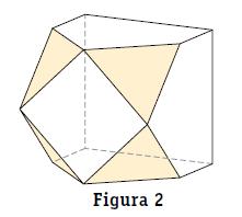 Considerando um tetraedro regular de aresta 2 metros, a sua área lateral é: Questão 26 UFRGS RS A partir de quatro vértices de um cubo de aresta 6, construído com