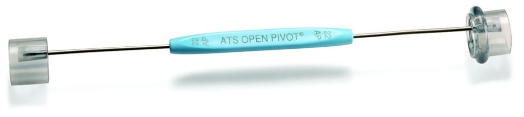 Válvula Cardíaca ATS Open Pivot AP, Válvula Cardíaca ATS Open Pivot APex e Válvula Cardíaca ATS Open Pivot AP360. Cada cabo possui dois anéis dimensionadores com formatos diferentes.