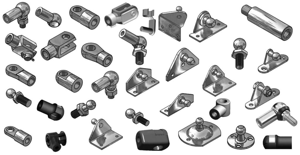 Dados técnicos (technical Specification) Terminal de fixação End fitting Terminal de fijación Comprimento do Corpo Body lenght Distancia del cuerpo F Força estática Static force Fuerza estática