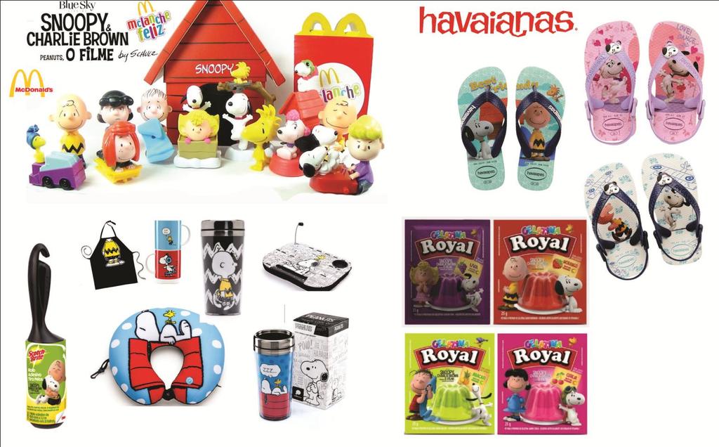 Oportunidade de crescimento nas vendas Seguindo a leva de grandes lançamentos para compor os brindes do McLanche Feliz, os brinquedos do McDonald's são os personagens do Snoopy & Charlie Brown