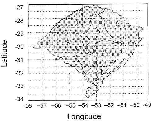 1. INTRODUÇÃO A agricultura no Brasil, apresenta variações de sua produção, em relação à variação de determinados elementos meteorológicos, sendo que no RS o elemento hídrico apresenta efeitos mais