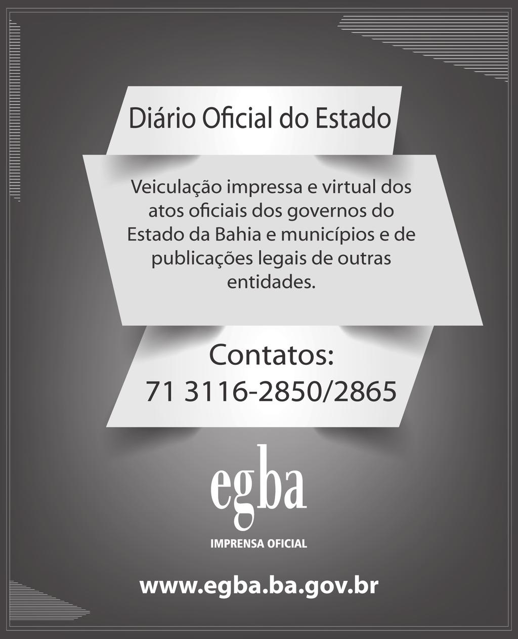 44 EXECUTIVO DIÁRIO OFICIAL Superintendência dos Desportos do Estado da Bahia SUDESB <#E.G.