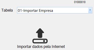 3.5 Menu Internet Este submenu serve para Importar e exportar ficheiros directamente via internet. Clique em Internet.