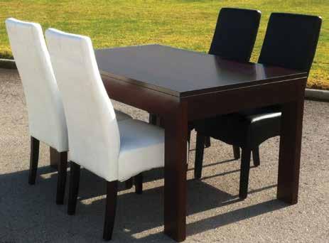 Cadeira Paris T/B várias cores. Conjunto mesa extensível Prestige + 4 cad.