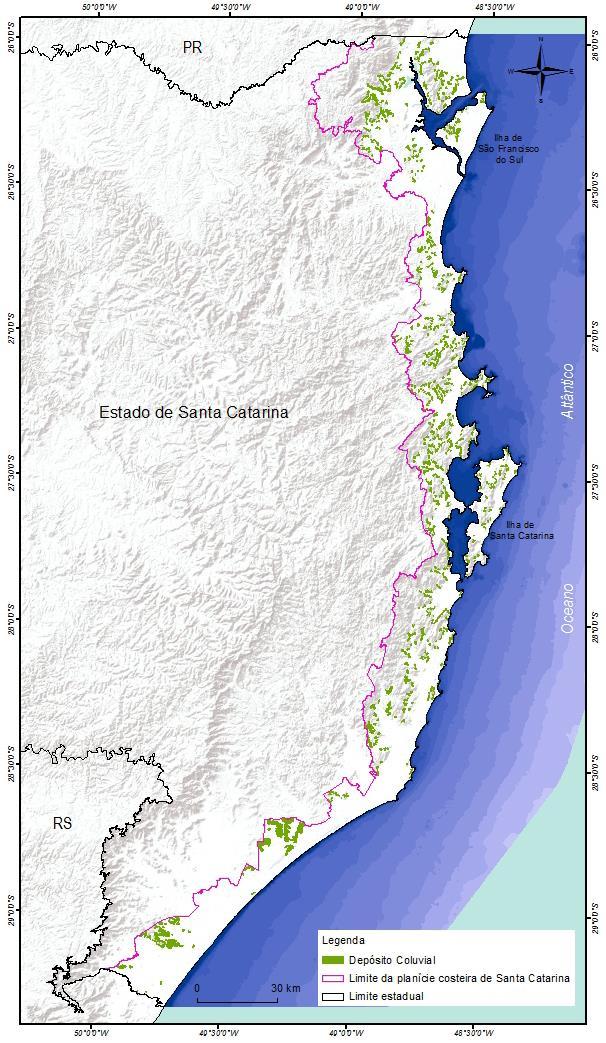 64 Estudo Geológico dos Depósitos Clásticos Quaternários Superficiais da Planície Costeira de Santa Catarina, Brasil Figura 15.