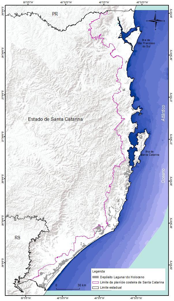 76 Estudo Geológico dos Depósitos Clásticos Quaternários Superficiais da Planície Costeira de Santa Catarina, Brasil Figura 21.