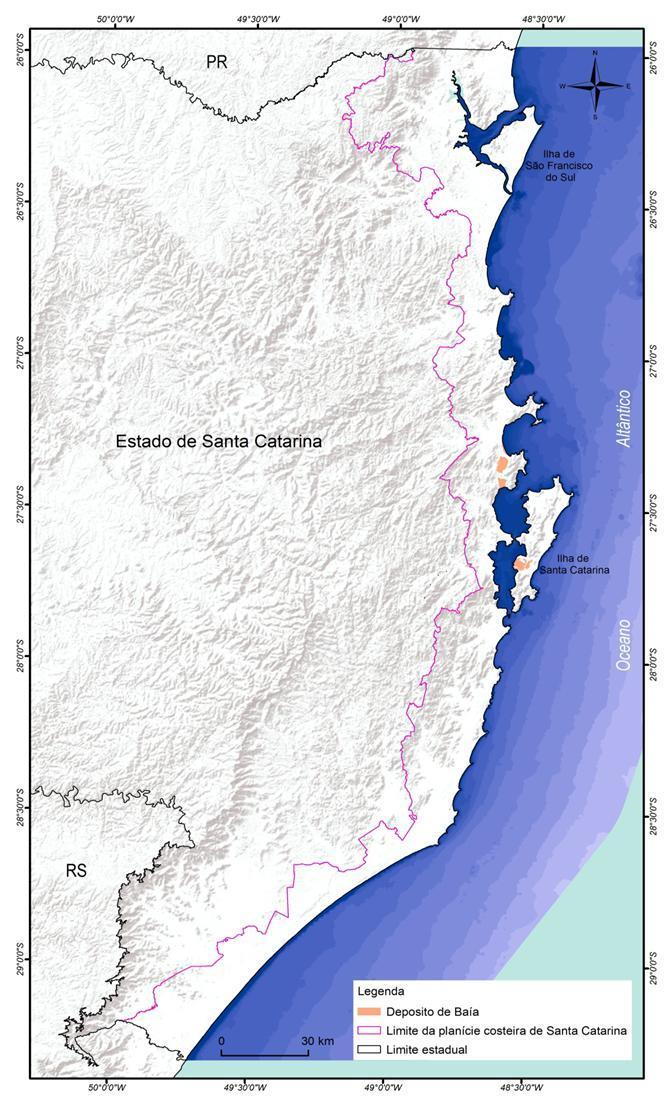 80 Estudo Geológico dos Depósitos Clásticos Quaternários Superficiais da Planície Costeira de Santa Catarina, Brasil Figura 24.