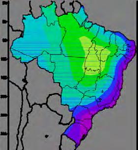 partir dos dados do NCEP para o mês de outubro: a) Termo A, b) Termo B, c)