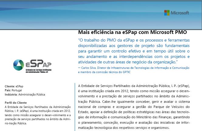 O documento foi publicado nos meios de comunicação da Microsoft e publicado no site da espap.