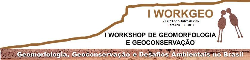 LISTA DOS TRABALHOS APROVADOS EIXO 01: GEOMORFOLOGIA E ENSINO 01 02 03 04 O ENSINO DE GEOMORFOLOGIA NO CURSO DE ARQUEOLOGIA E A AVALIAÇÃO POR PORTFÓLIO PRATICANDO A GEOMORFOLOGIA FORA DA SALA DE