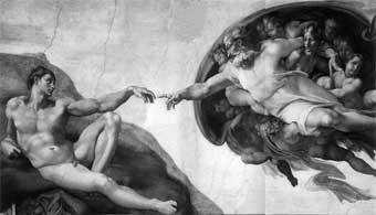 (3,0) 10ª Questão: a) A imagem abaixo reproduz o conjunto de pinturas feitas por Michelangelo no teto da Capela Sistina, no Vaticano.