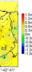 190) o modelo não acrescentou melhoria nas análises relativamente aos graus 360 e 720, inclusive apresentando valores ligeiramente maiores. Na sequência apresenta-se o MGG EIGEN05C.