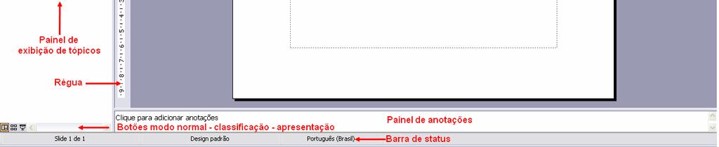 Ainda na parte superior, abaixo barra menu, há um espaço preenchido pela barra de ferramentas, a qual proporciona um acesso rápido aos recursos do editor e pode ser configurada conforme as