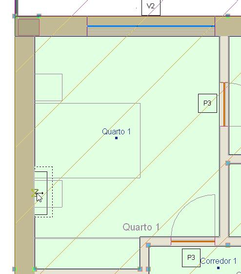CAD MEP Climatização - Exemplo prático 57 Coloque as unidades interiores nos quartos e sala de