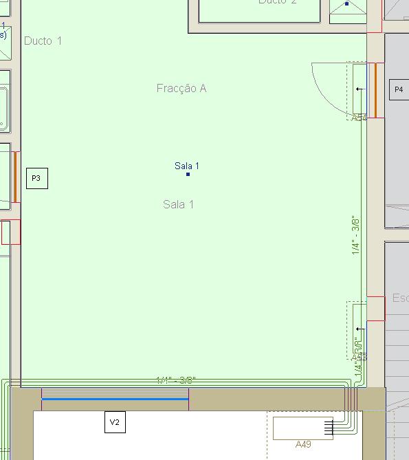 CAD MEP Climatização - Exemplo prático 61 Fig. 3.