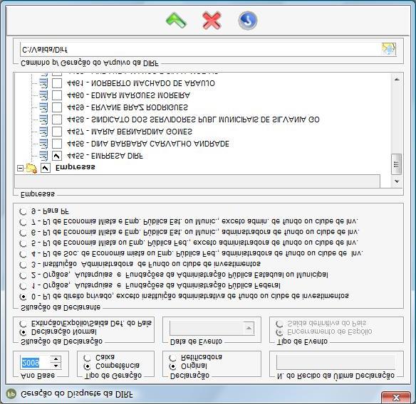 9 Para gerar a DIRF, é necessário gerar um único arquivo, incluindo o plano de saúde: Arquivo DIRF. A geração do arquivo para a DIRF deverá ser gerado em Dezembro.