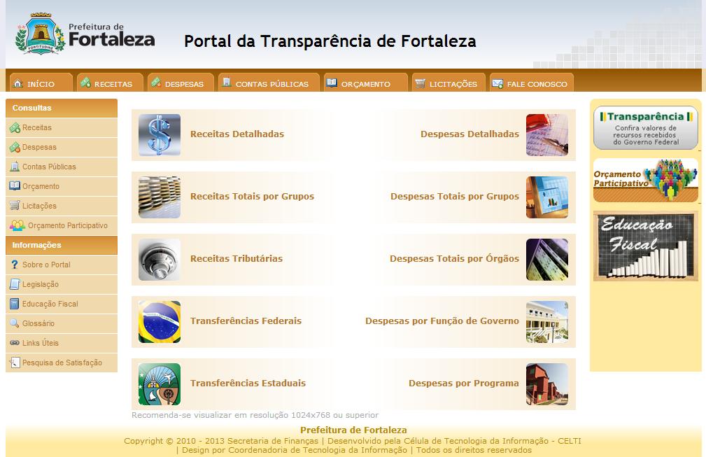 PORTAL DA TRANSPARÊNCIA Portal de Transparência de