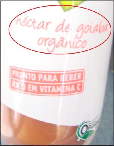 12, abaixo, ilustra dois casos de rótulos com informações de alimentos orgânicos. Figura 4.