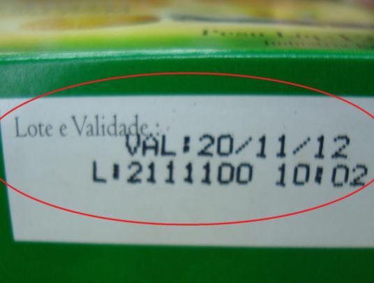 lado do rótulo à direita com a informação correta. Figura 4.