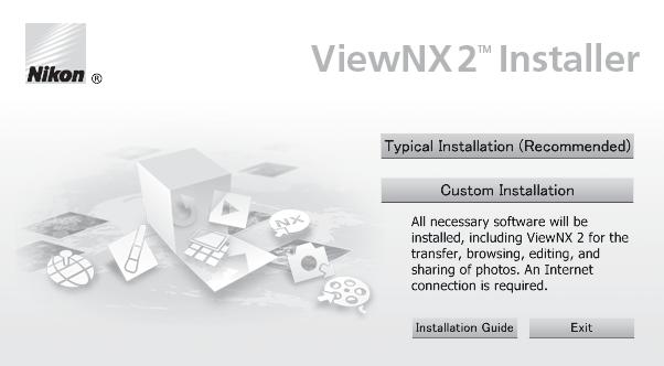 Utilizar o ViewNX 2 2 Selecione um idioma na caixa de diálogo de seleção de idioma para abrir a janela de instalação.