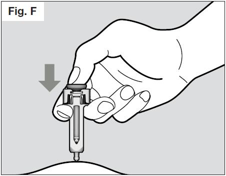 pressionado, o revestimento da agulha não se estenderá para cobrir a agulha quando ela for removida.