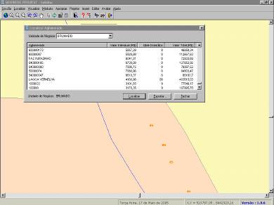 Levantamento Cadastral com GPS Escolhendo o Aglomerado para