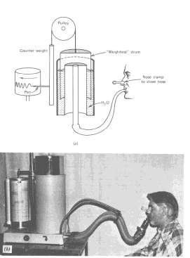 VOLUMES PULMONARES E CAPACIDADES PULMONARES Ventilação pulmonar e o influxo e o efluxo de ar entre atmosfera e os alvéolos pulmonares O metodo