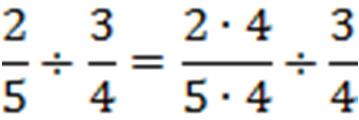 fração como um quociente entre dois inteiros. O exemplo anterior poderia ser utilizado para introduzir o algoritmo da divisão.