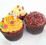 CUPCAKE MINI BROWNIE CREMOSO Massa