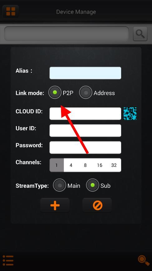 Preencha os dados do DVR utilizando o Cloud ID do passo 1: Legendas: Alias: Digite o nome de sua preferência para identificar o DVR.