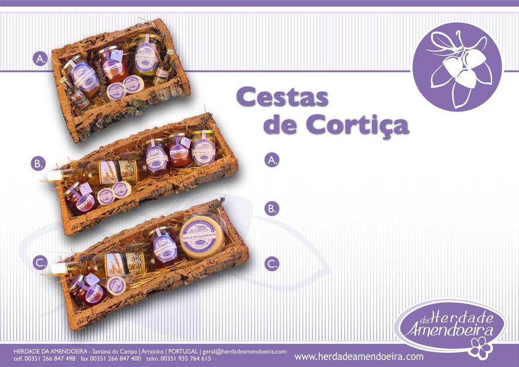 6.CST.COR.PEQ Cesta de Cortiça Peq 2 Miniaturas de Licores, 1 Frasco de Mel de Rosmaninho e Eucalipto, 1 Compota, 1 Frasco de Pedaços de Queijo Curado em Azeite, 1 Pack 2 Queijos de Ovelha Curado. 6.